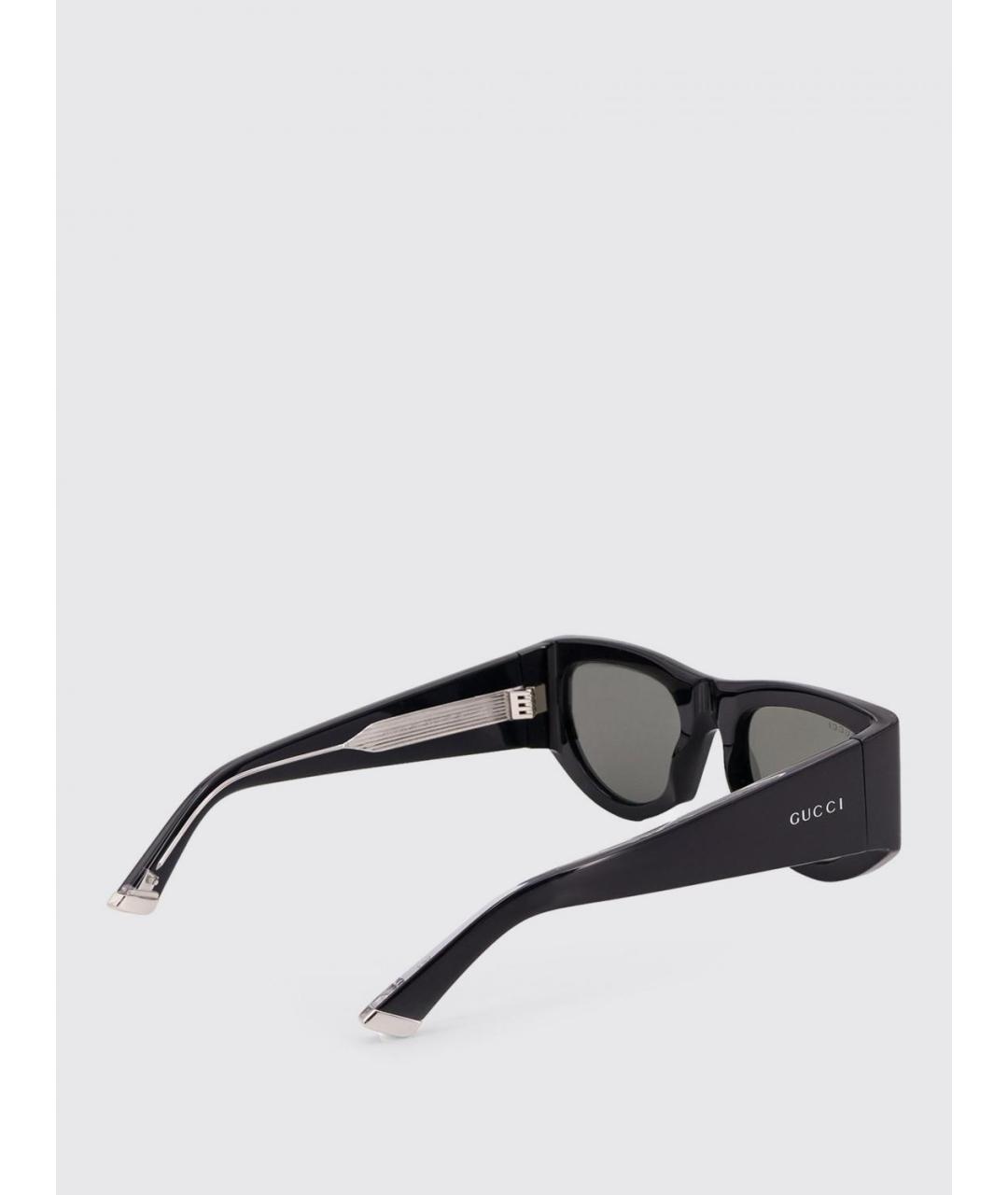 GUCCI Черные пластиковые солнцезащитные очки, фото 2