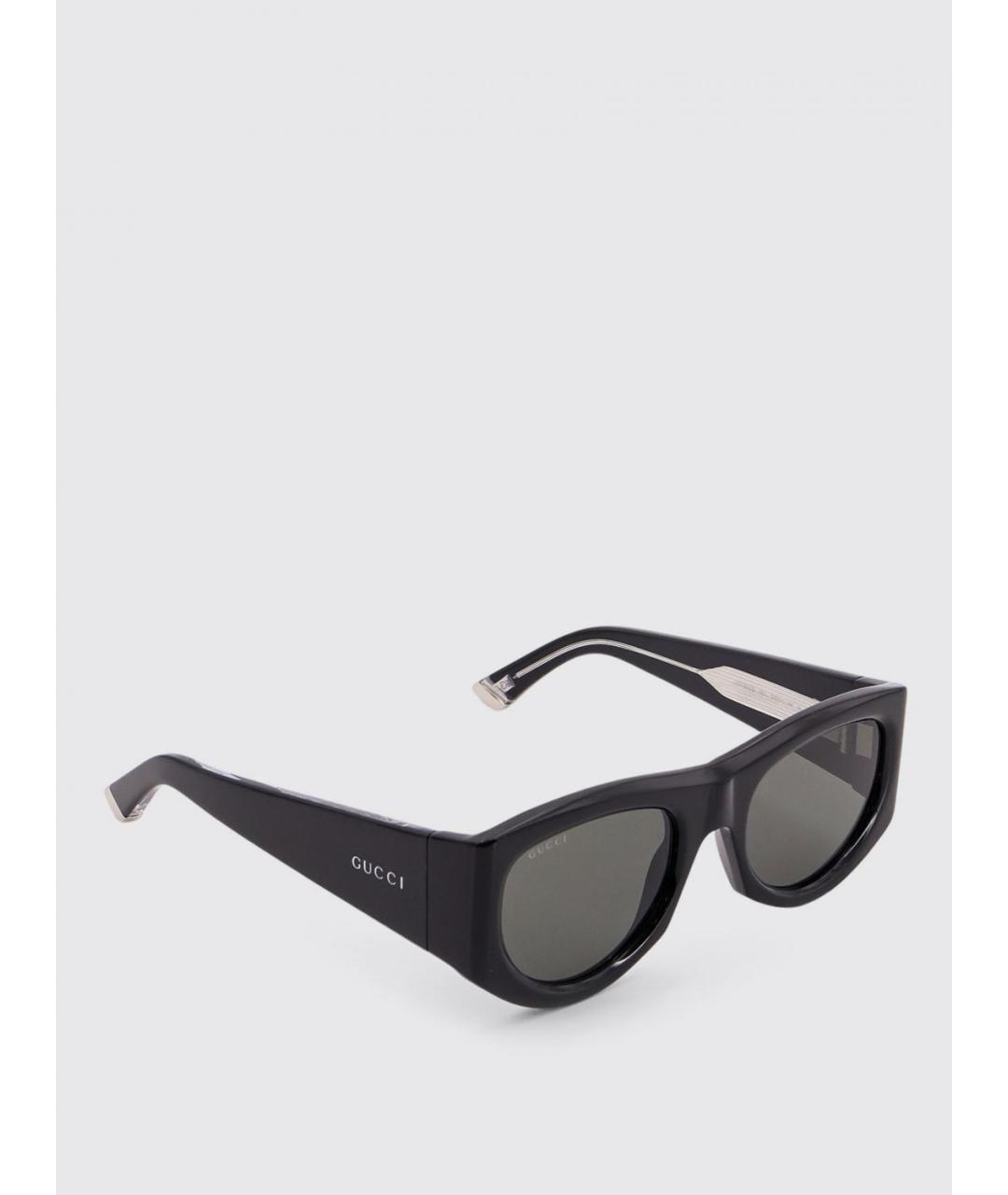 GUCCI Черные пластиковые солнцезащитные очки, фото 4