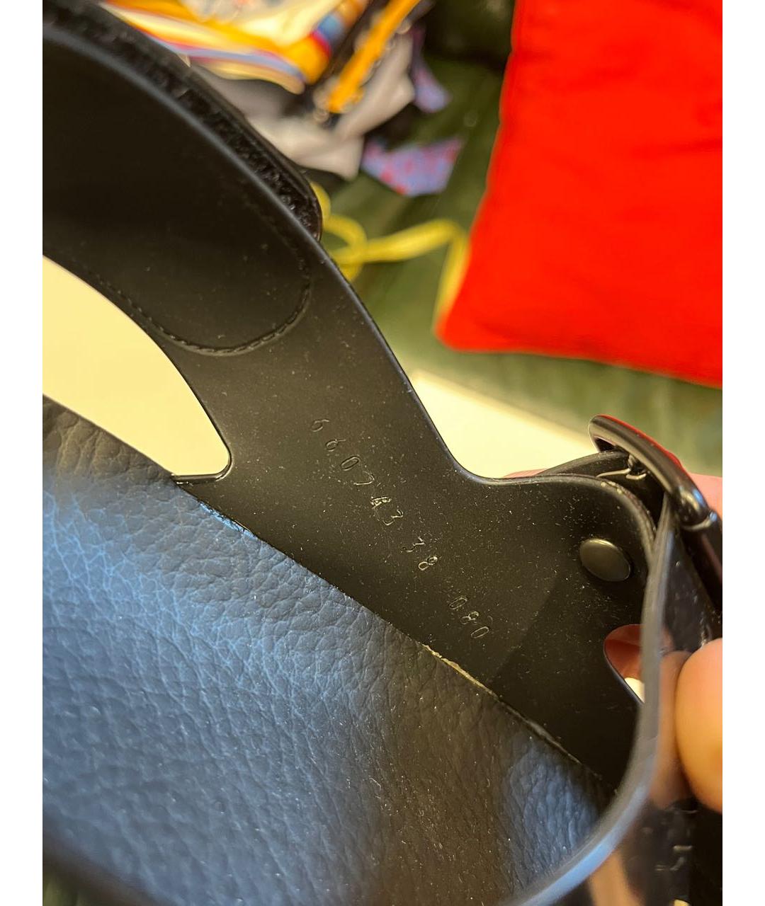GUCCI Черные сандалии, фото 4