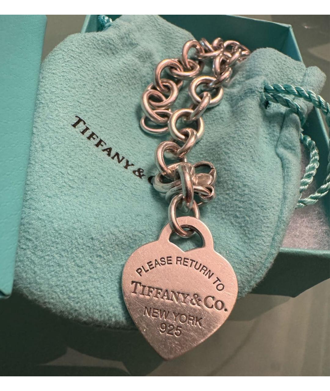 TIFFANY&CO Серебрянный серебряный браслет, фото 3