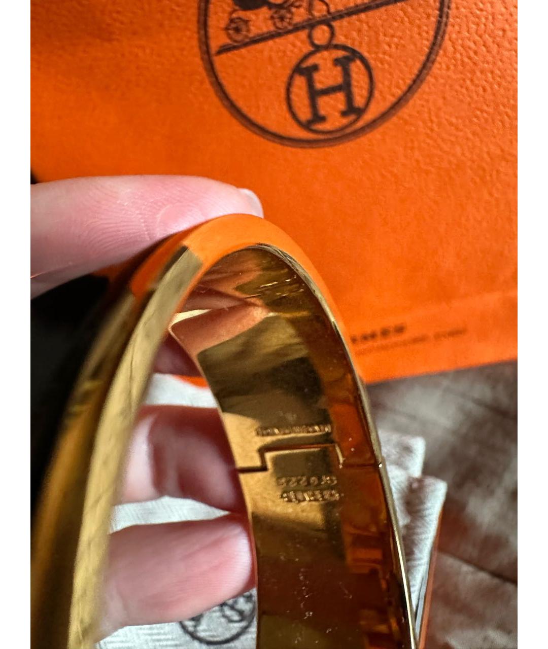 HERMES Черный браслет, фото 2