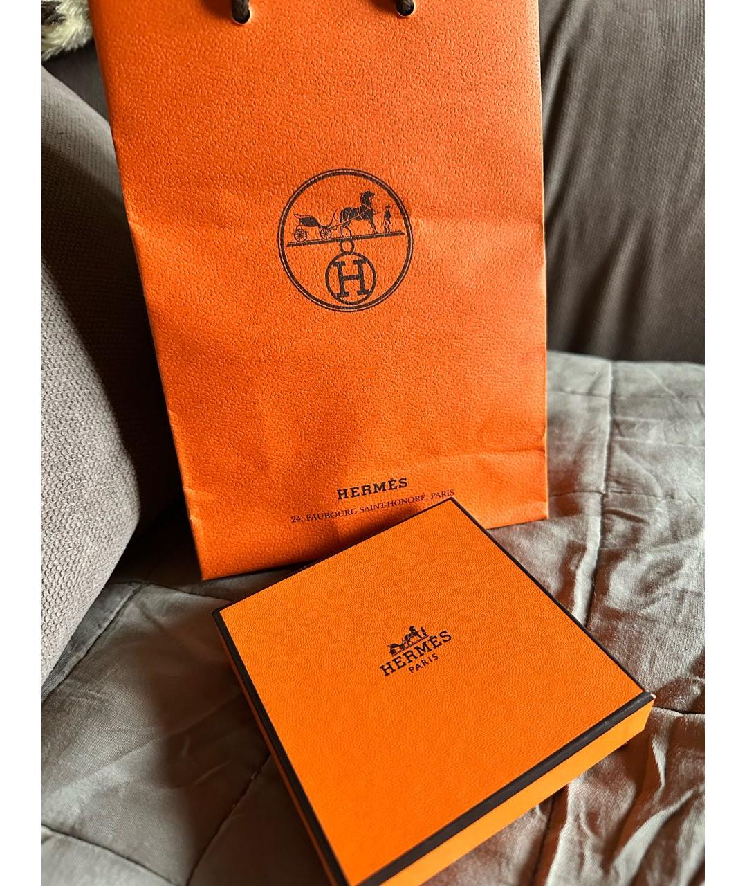 HERMES Черный браслет, фото 5