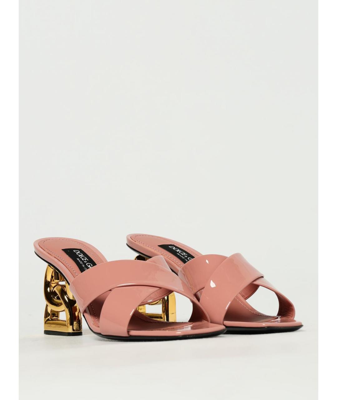 DOLCE&GABBANA Розовые мюли, фото 2