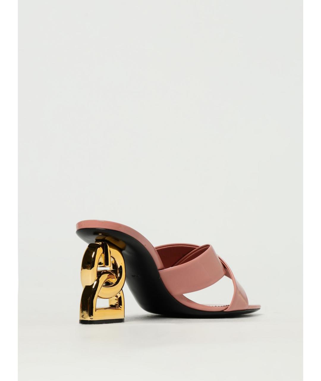 DOLCE&GABBANA Розовые мюли, фото 3
