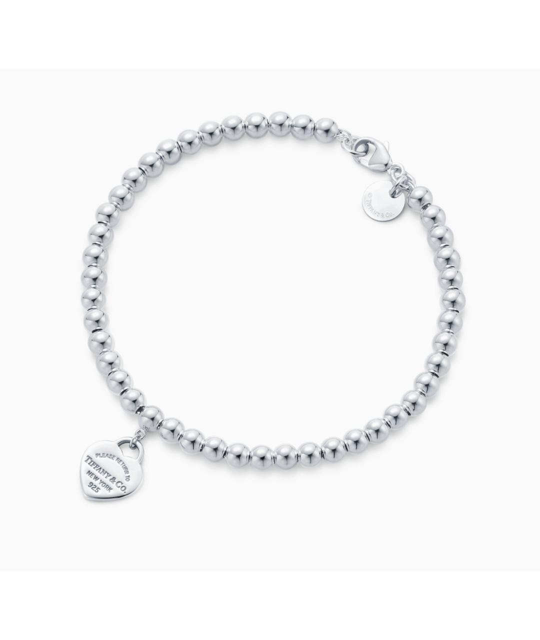 TIFFANY&CO Серебрянный серебряный браслет, фото 7