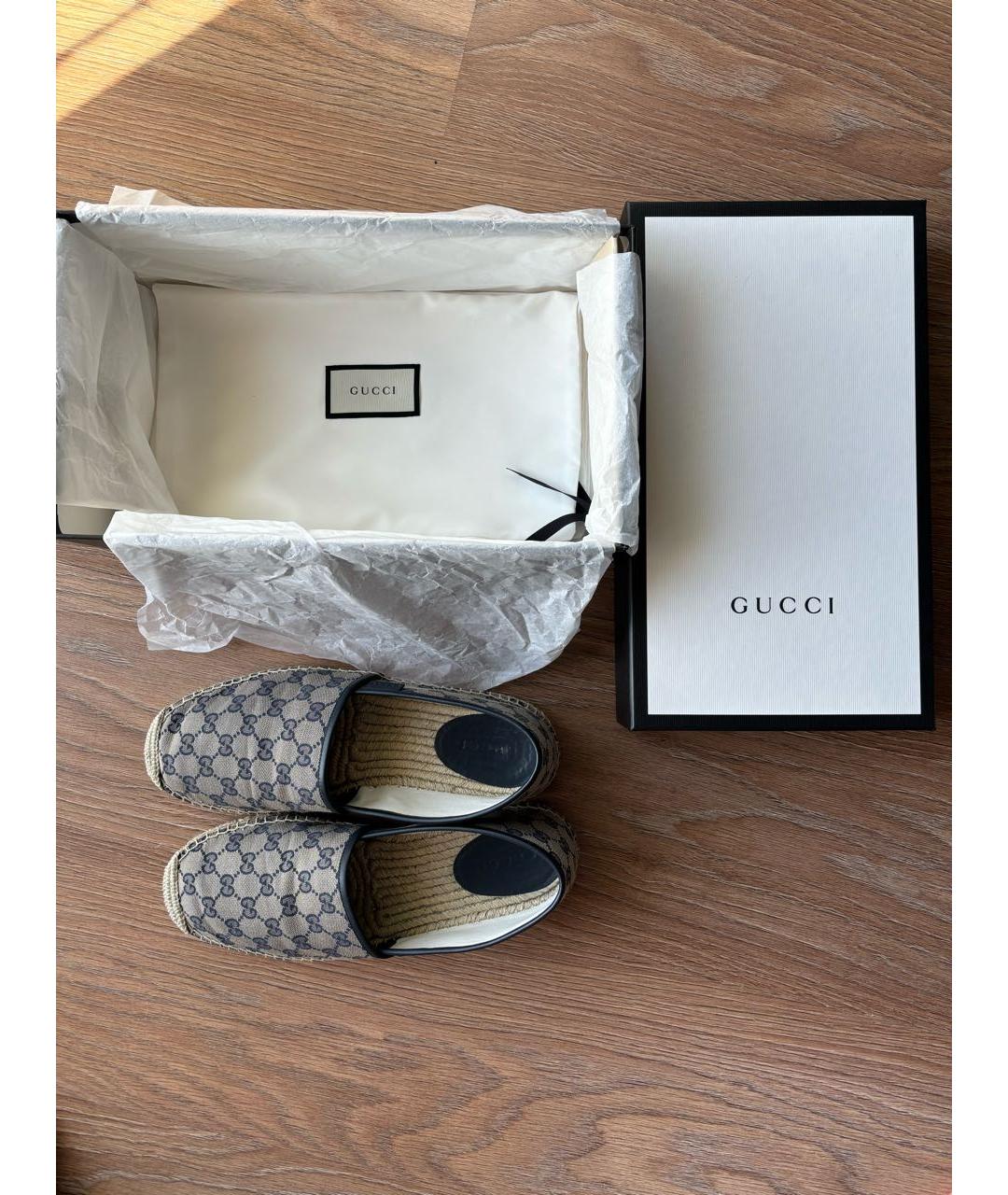 GUCCI Мульти текстильные эспадрильи, фото 3