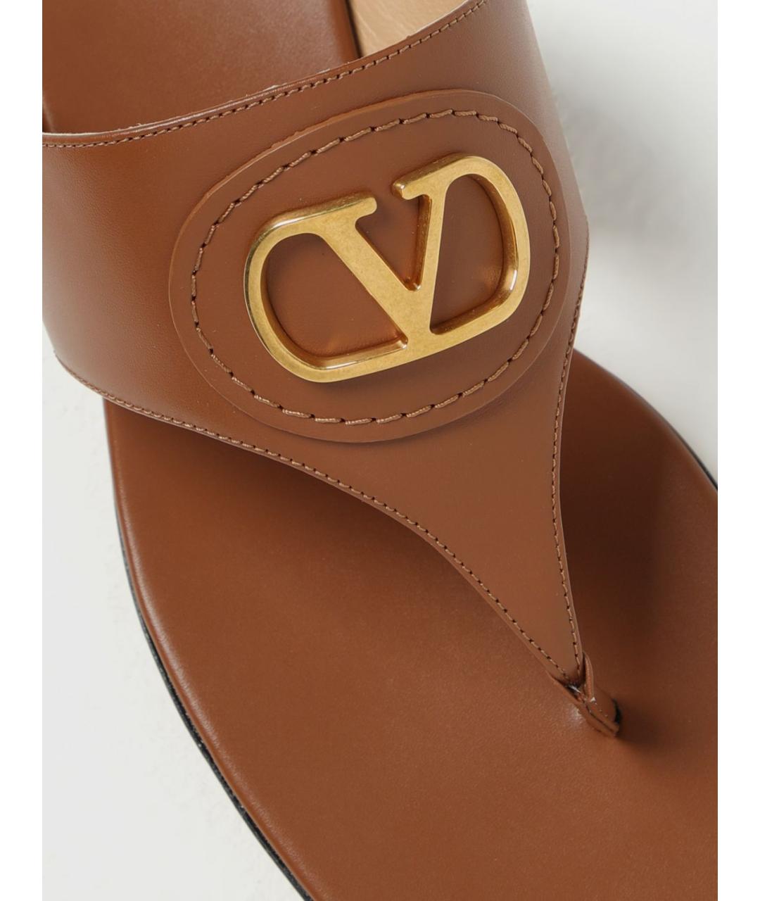 VALENTINO Коричневые сандалии, фото 4