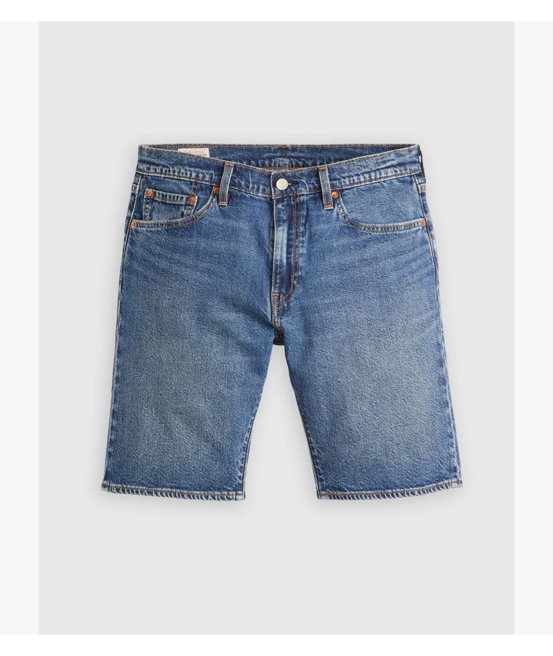 LEVI'S Синие деним шорты, фото 8