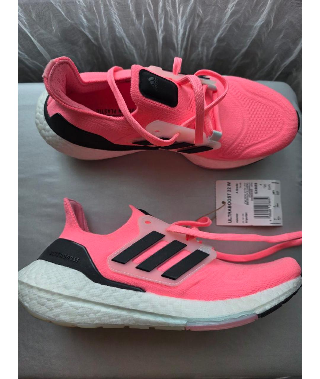 ADIDAS Фуксия кроссовки, фото 5