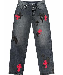 CHROME HEARTS Прямые джинсы
