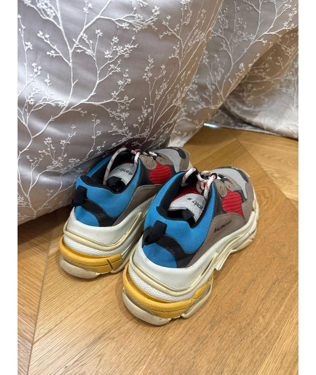 BALENCIAGA Мульти текстильные кроссовки, фото 3