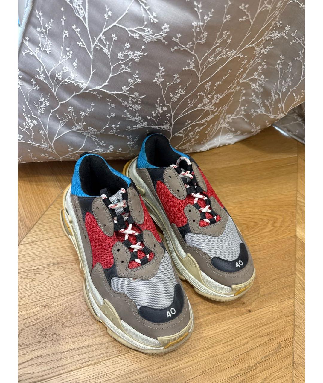 BALENCIAGA Мульти текстильные кроссовки, фото 2