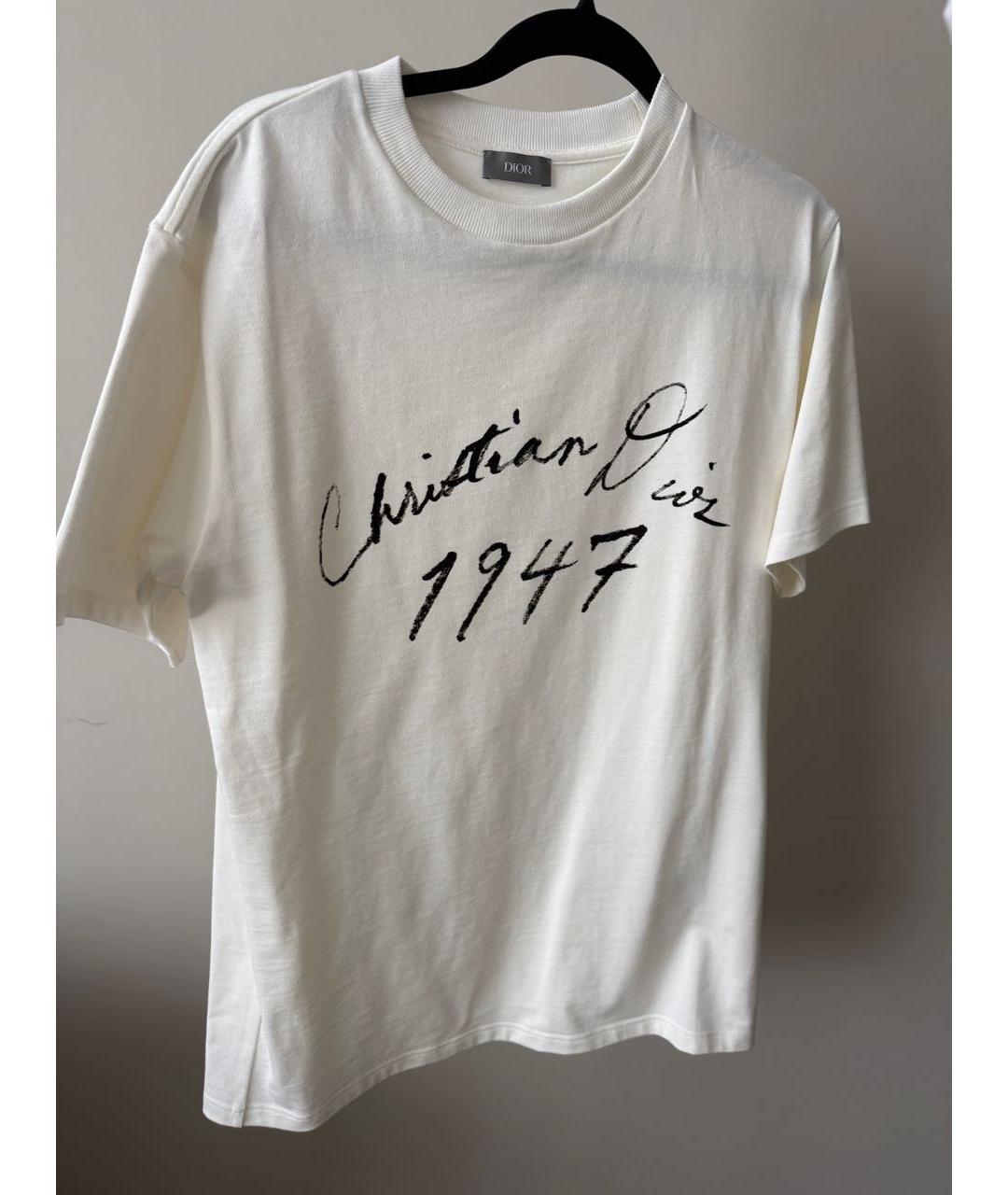 CHRISTIAN DIOR Хлопковая футболка, фото 6