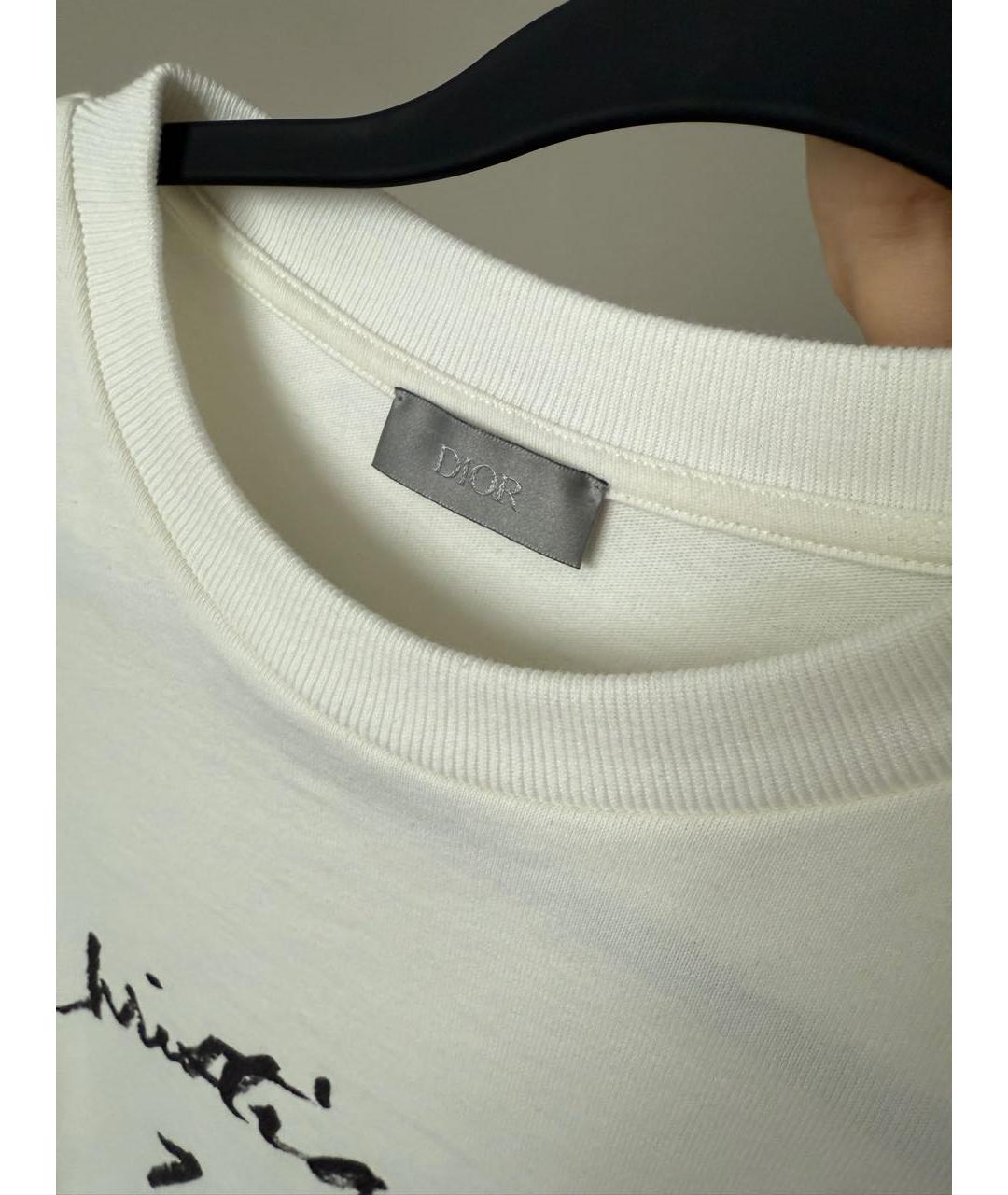 CHRISTIAN DIOR Хлопковая футболка, фото 3