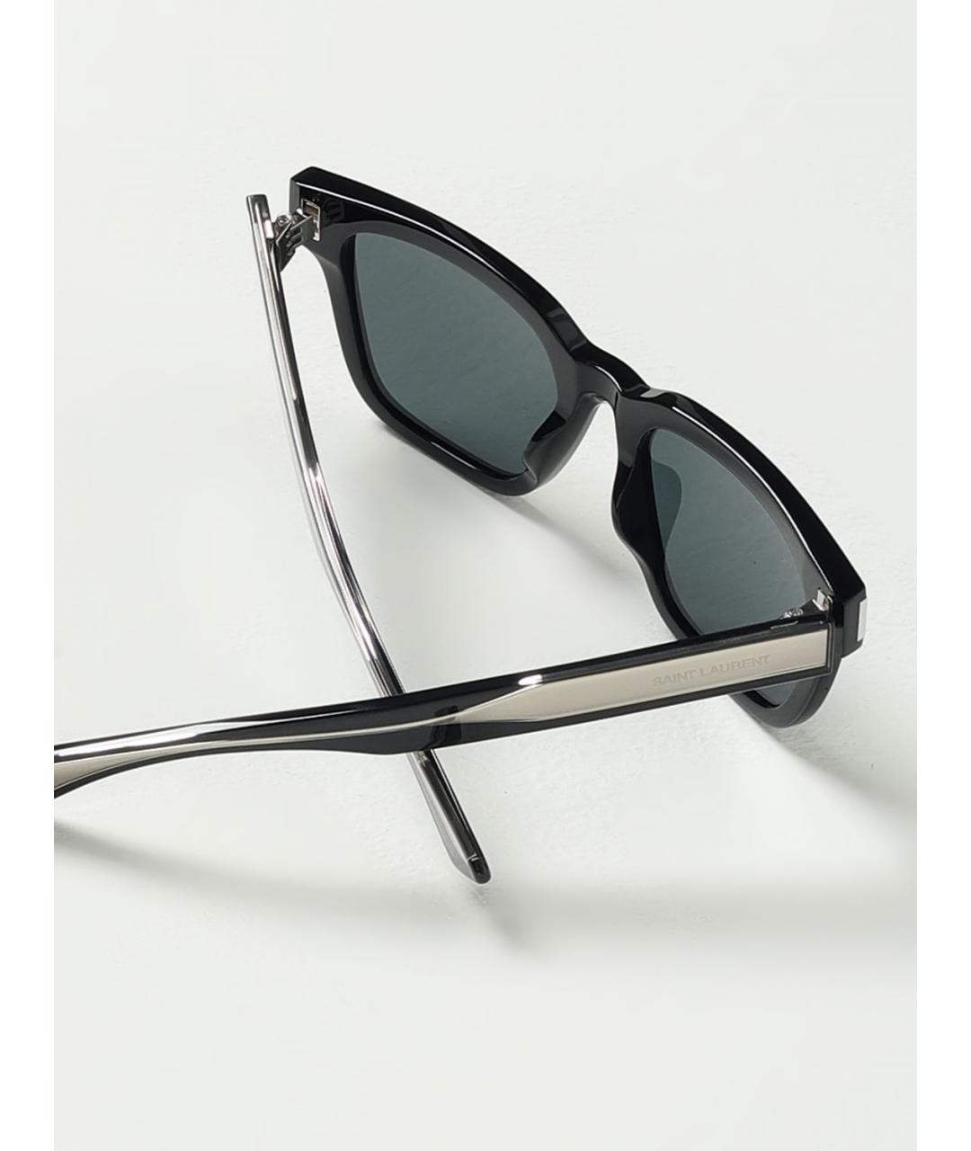 SAINT LAURENT Черные солнцезащитные очки, фото 3