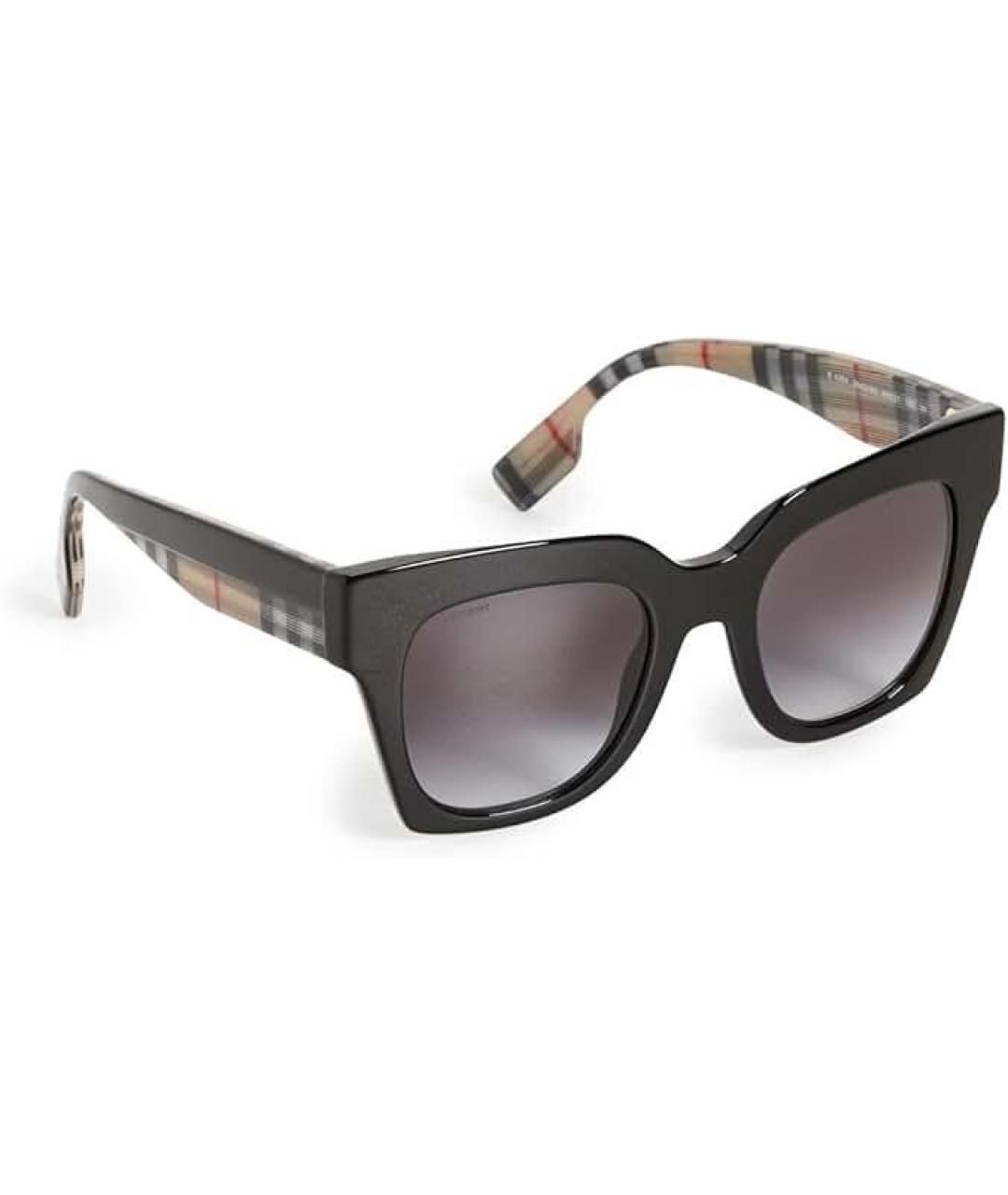 BURBERRY Черные солнцезащитные очки, фото 3