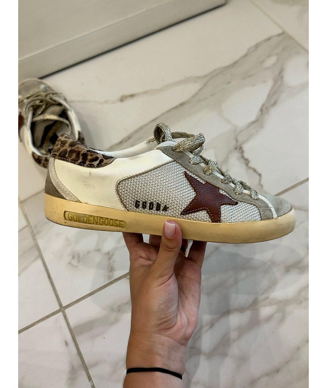 GOLDEN GOOSE DELUXE BRAND Серые замшевые кеды, фото 2