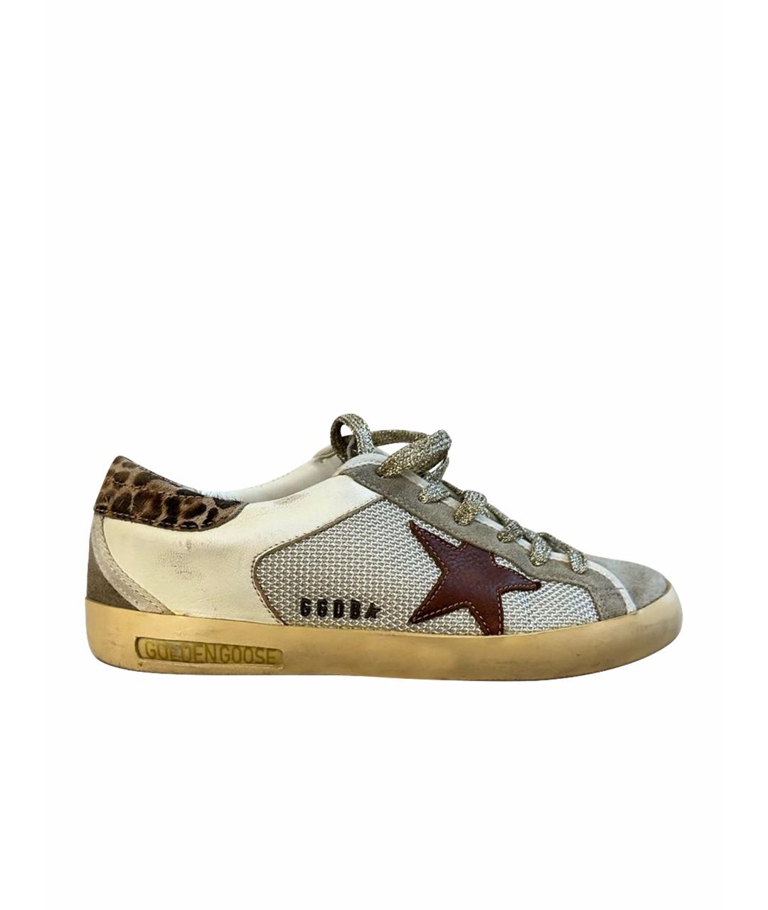 GOLDEN GOOSE DELUXE BRAND Серые замшевые кеды, фото 1
