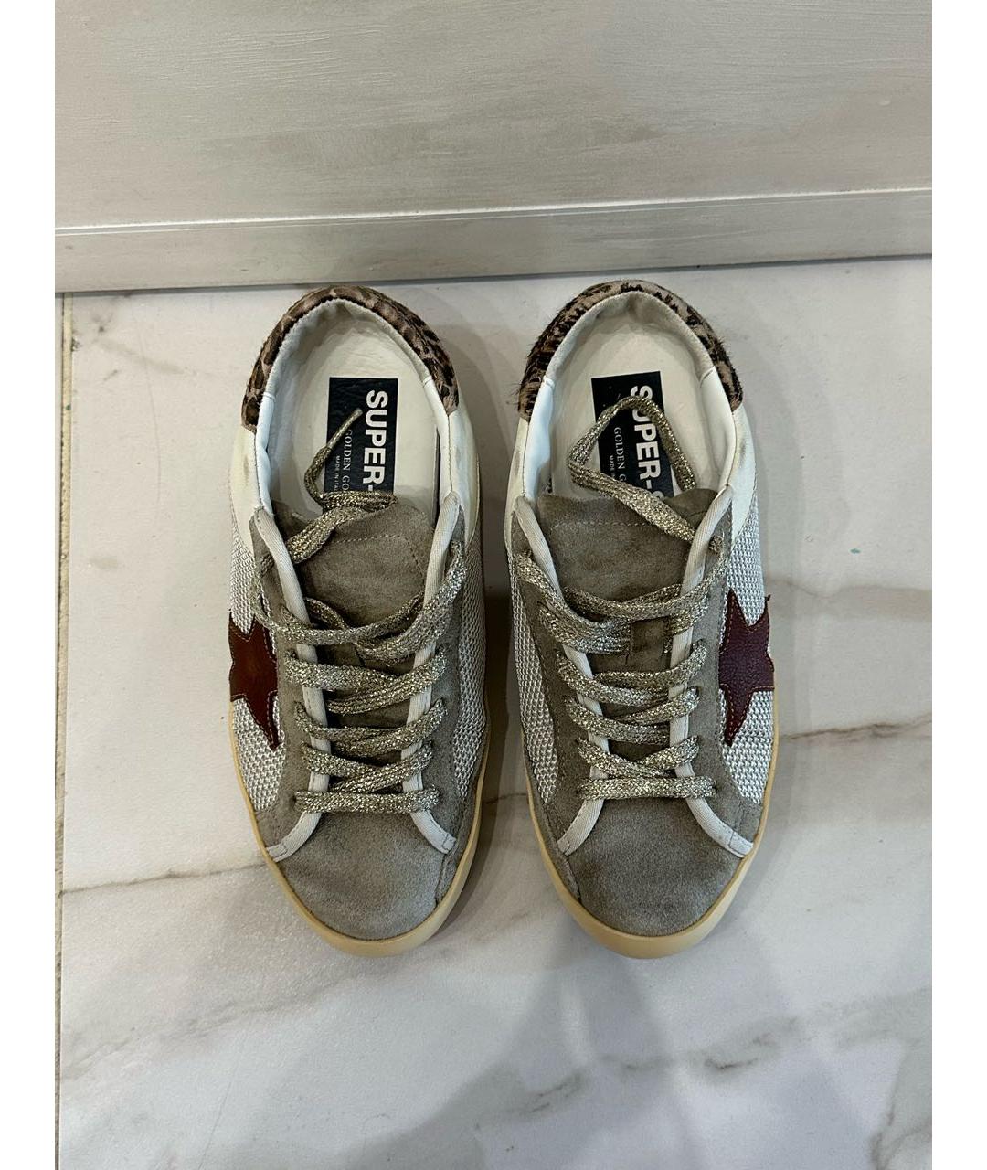 GOLDEN GOOSE DELUXE BRAND Серые замшевые кеды, фото 5