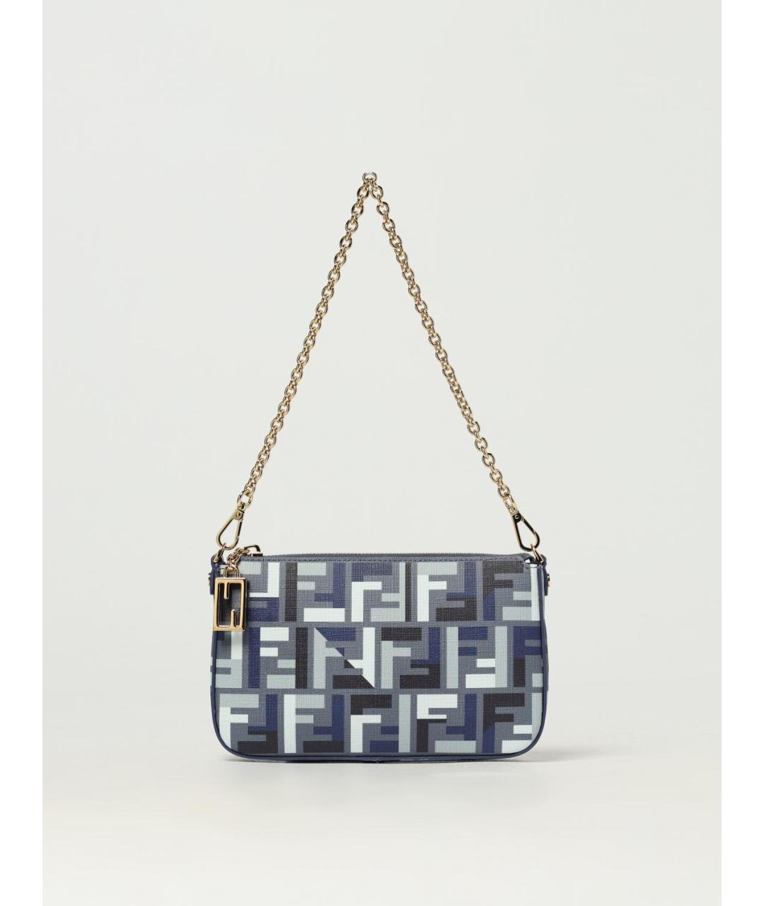 FENDI Синяя сумка через плечо, фото 6