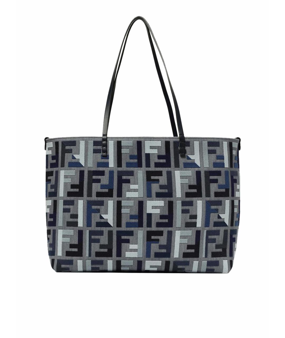 FENDI Синяя сумка тоут, фото 1