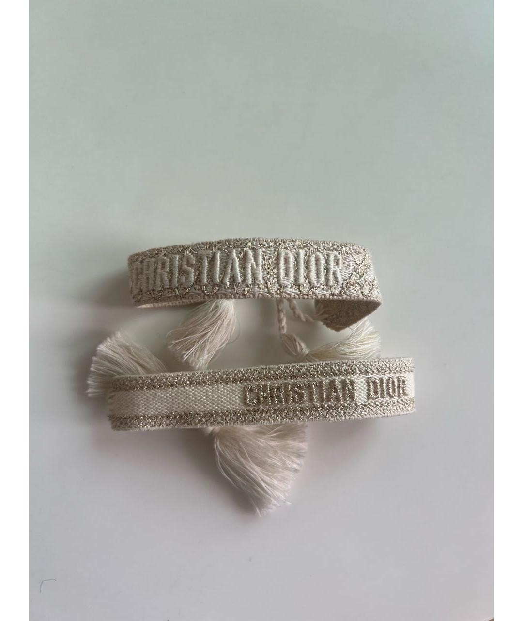 CHRISTIAN DIOR Бежевый браслет, фото 2