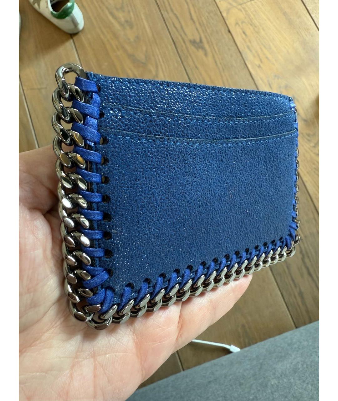 STELLA MCCARTNEY Синий кардхолдер из искусственной кожи, фото 2