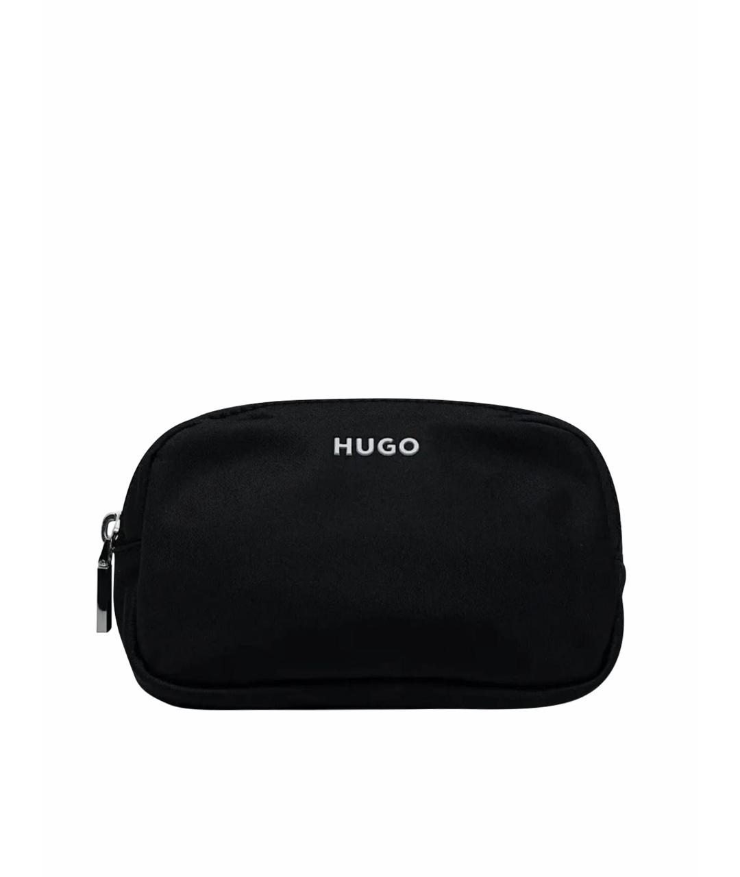 HUGO BOSS Черная тканевая сумка через плечо, фото 1
