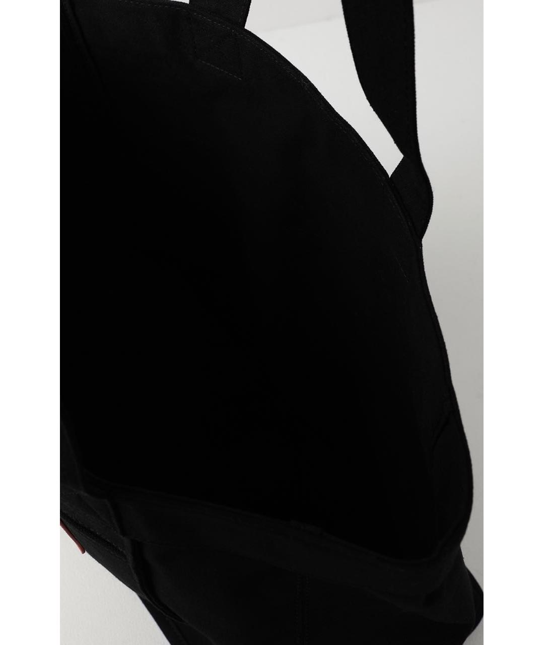 HUGO BOSS Черная хлопковая сумка тоут, фото 3