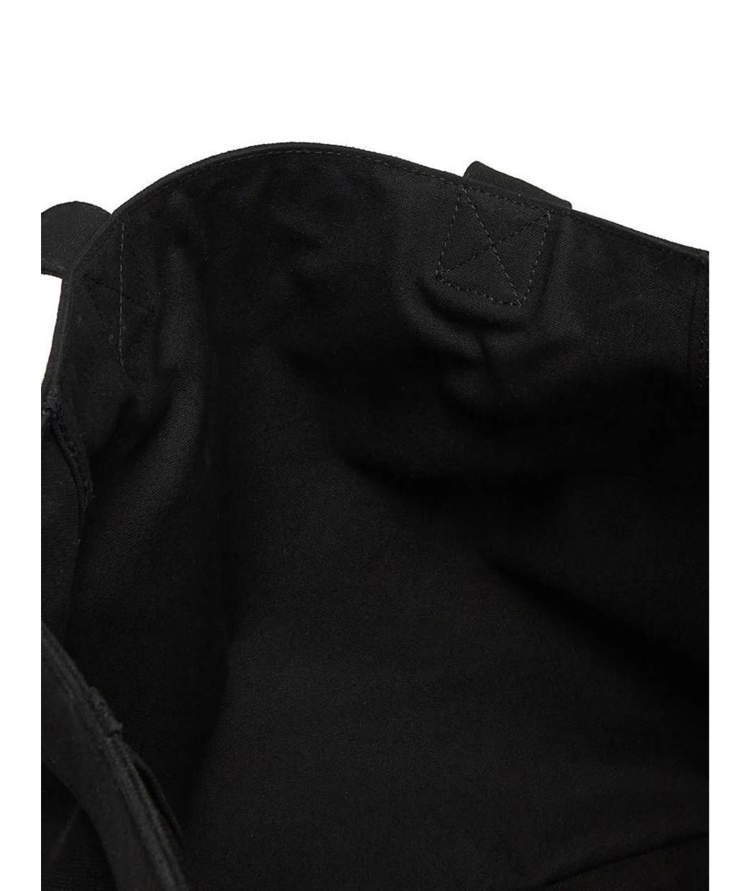 HUGO BOSS Черная хлопковая сумка тоут, фото 4