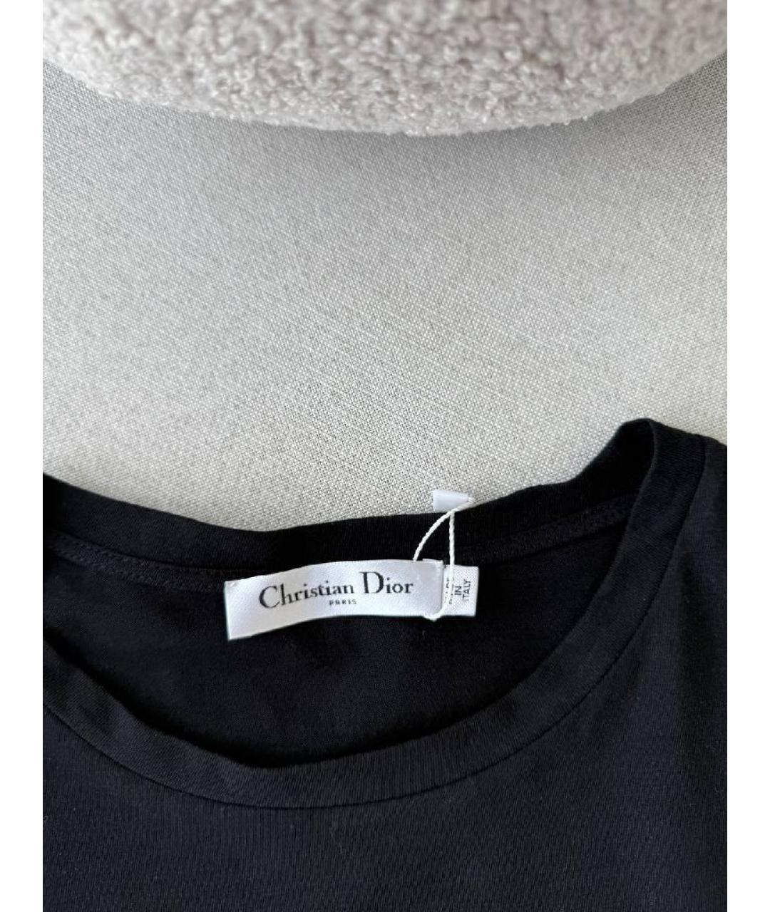 CHRISTIAN DIOR Черная футболка, фото 4