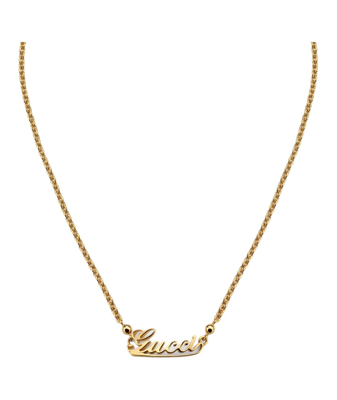 GUCCI Золотая металлическая подвеска, фото 1