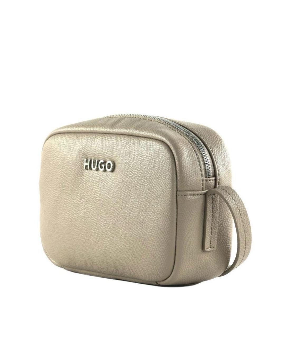 HUGO BOSS Хаки тканевая сумка через плечо, фото 2