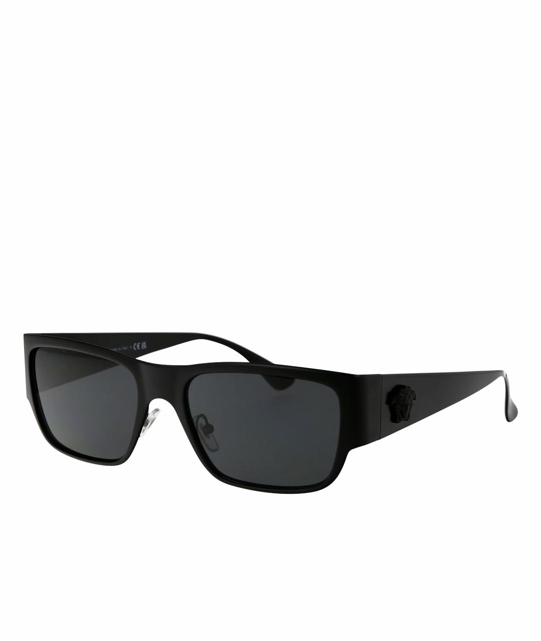 VERSACE Черные солнцезащитные очки, фото 1