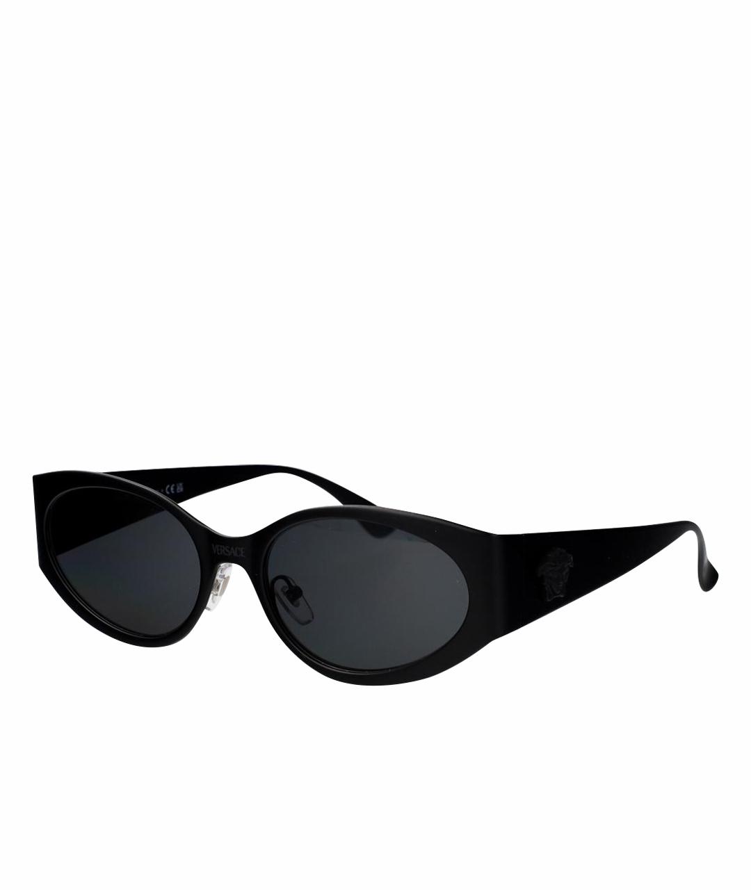 VERSACE Черные солнцезащитные очки, фото 1