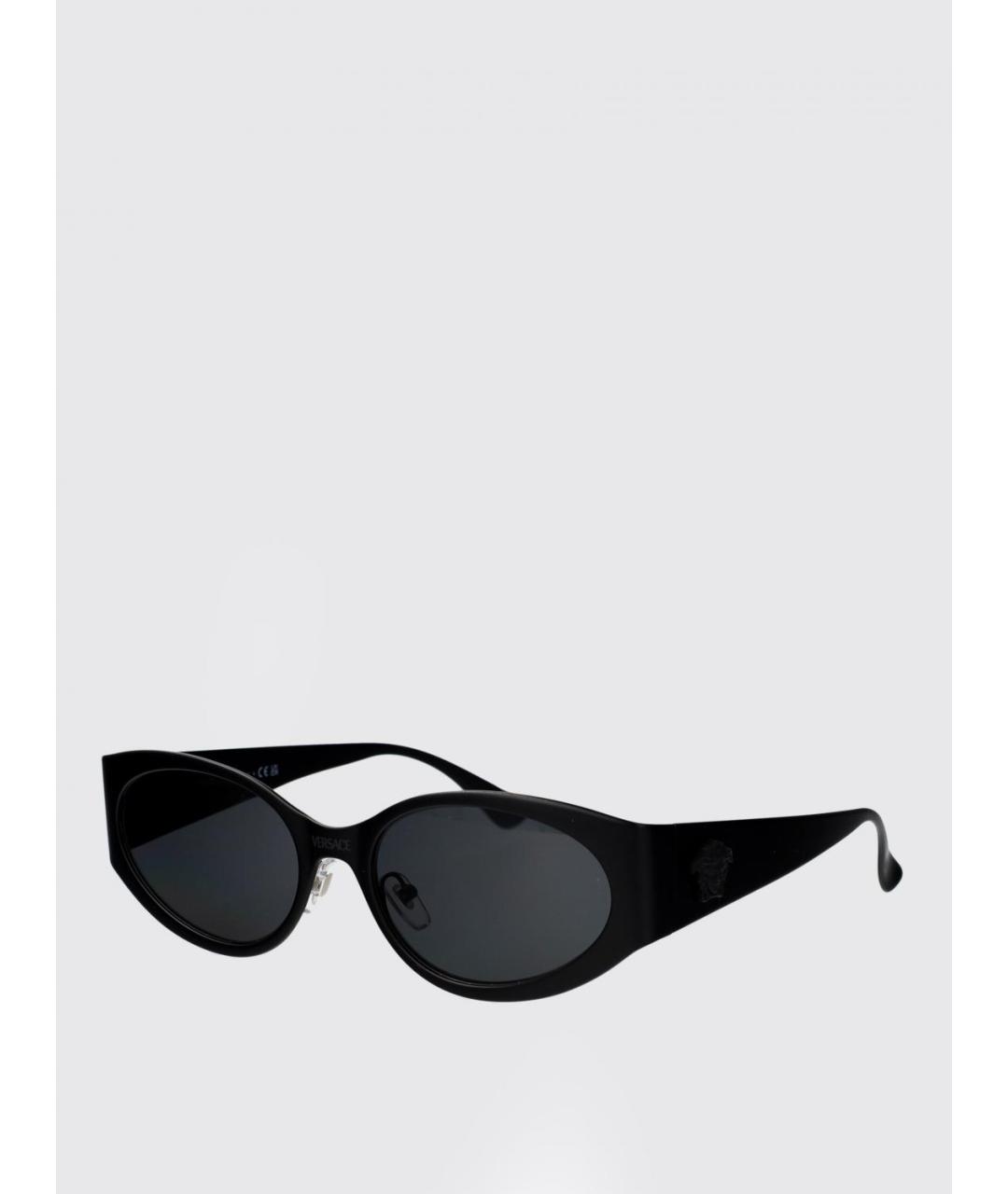 VERSACE Черные солнцезащитные очки, фото 5