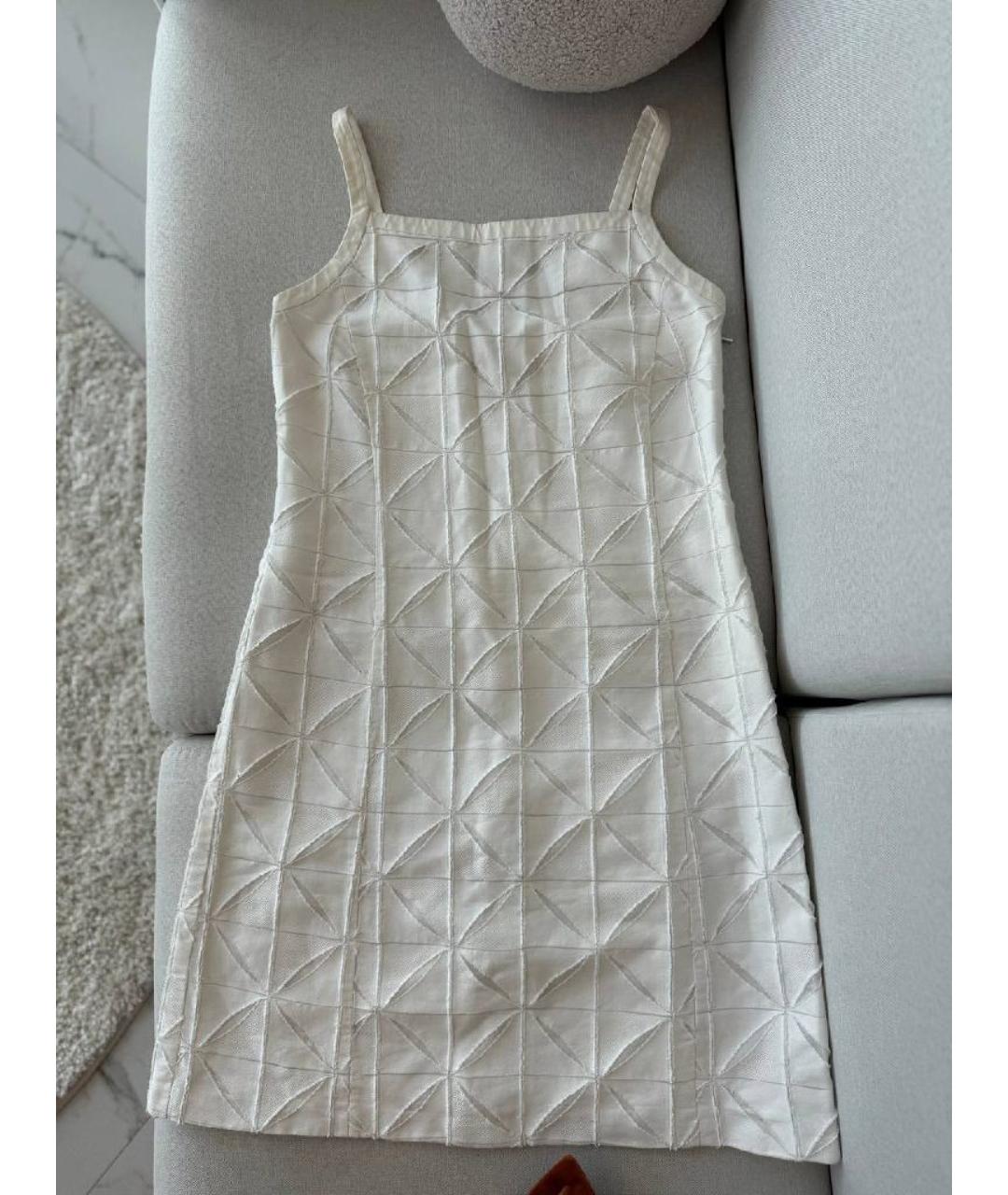 MAX MARA Белое повседневное платье, фото 2