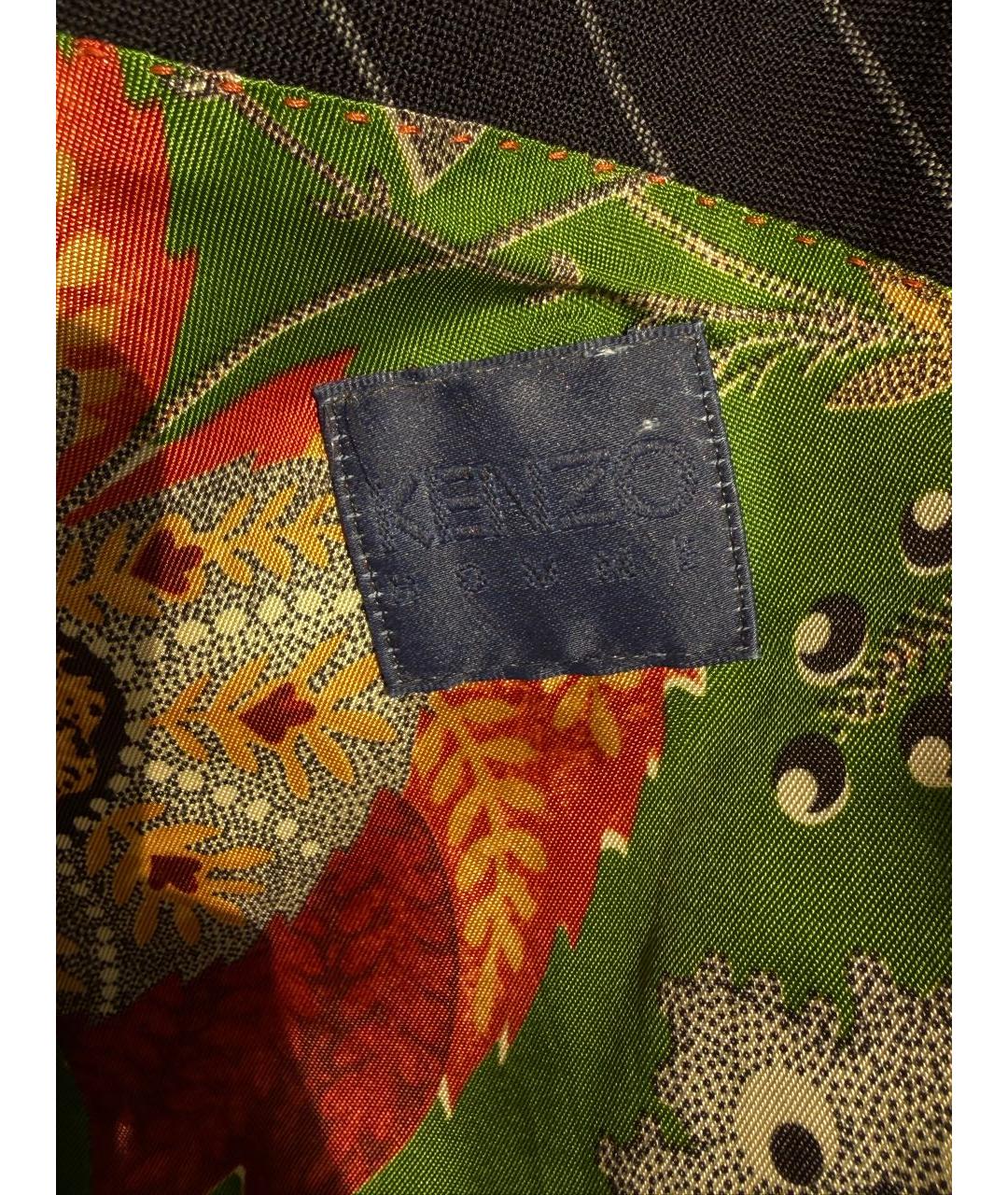 KENZO Черный вечерний костюм, фото 5