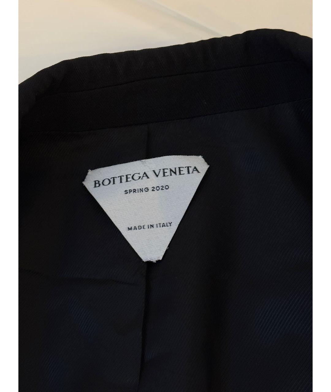 BOTTEGA VENETA Черный вискозный жакет/пиджак, фото 4