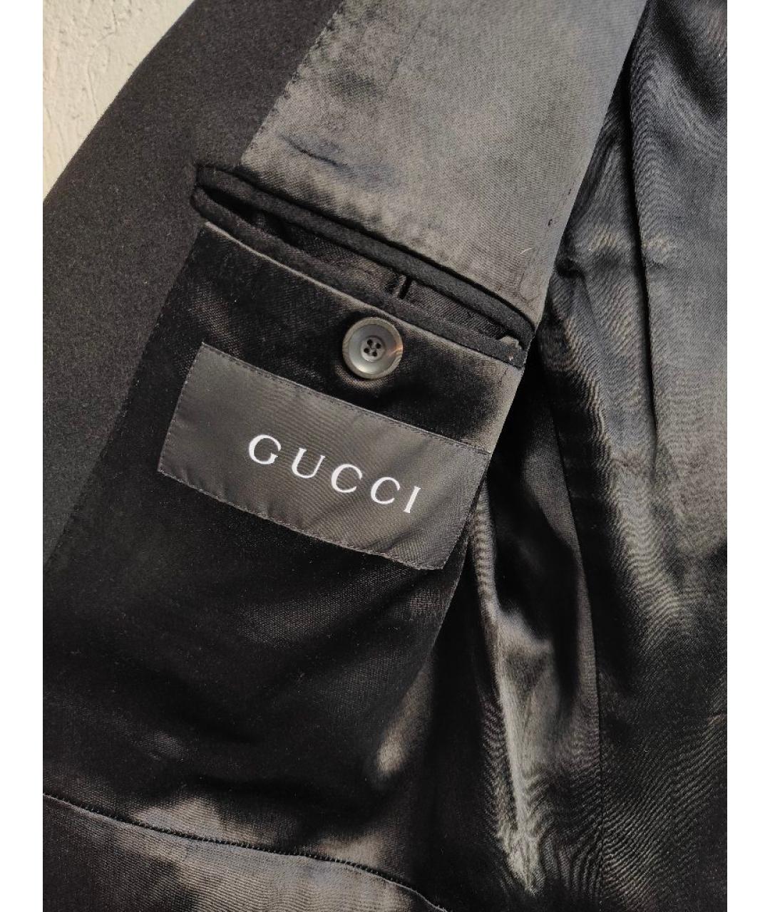 GUCCI Черное кашемировое пальто, фото 8