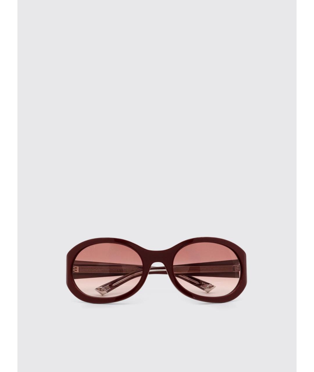 GUCCI Бордовые солнцезащитные очки, фото 3
