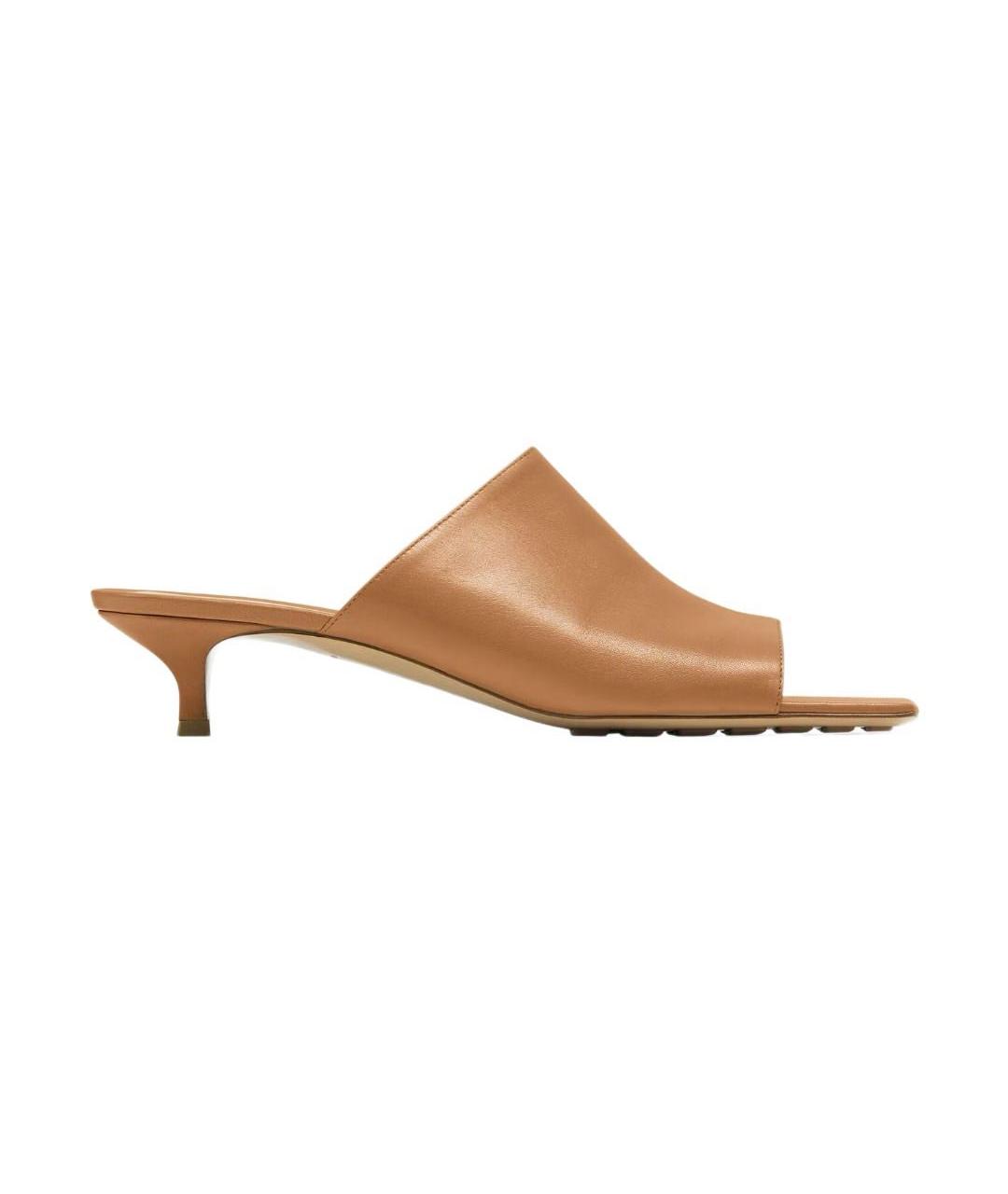 BOTTEGA VENETA Кожаные мюли, фото 6