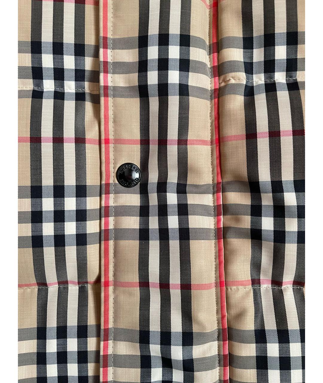 BURBERRY Мульти полиэстеровый пуховик, фото 4