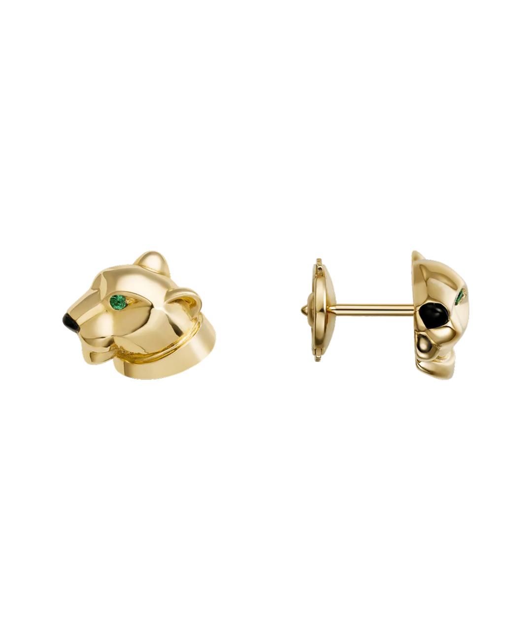 CARTIER Золотые серьги из желтого золота, фото 3