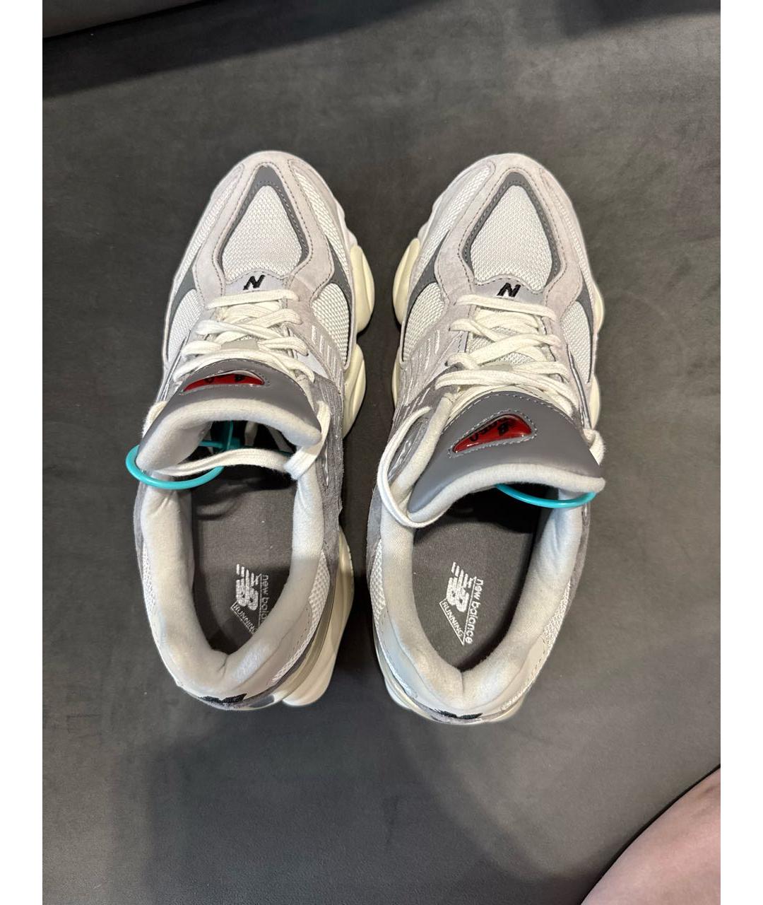 NEW BALANCE Серые замшевые высокие кроссовки / кеды, фото 3
