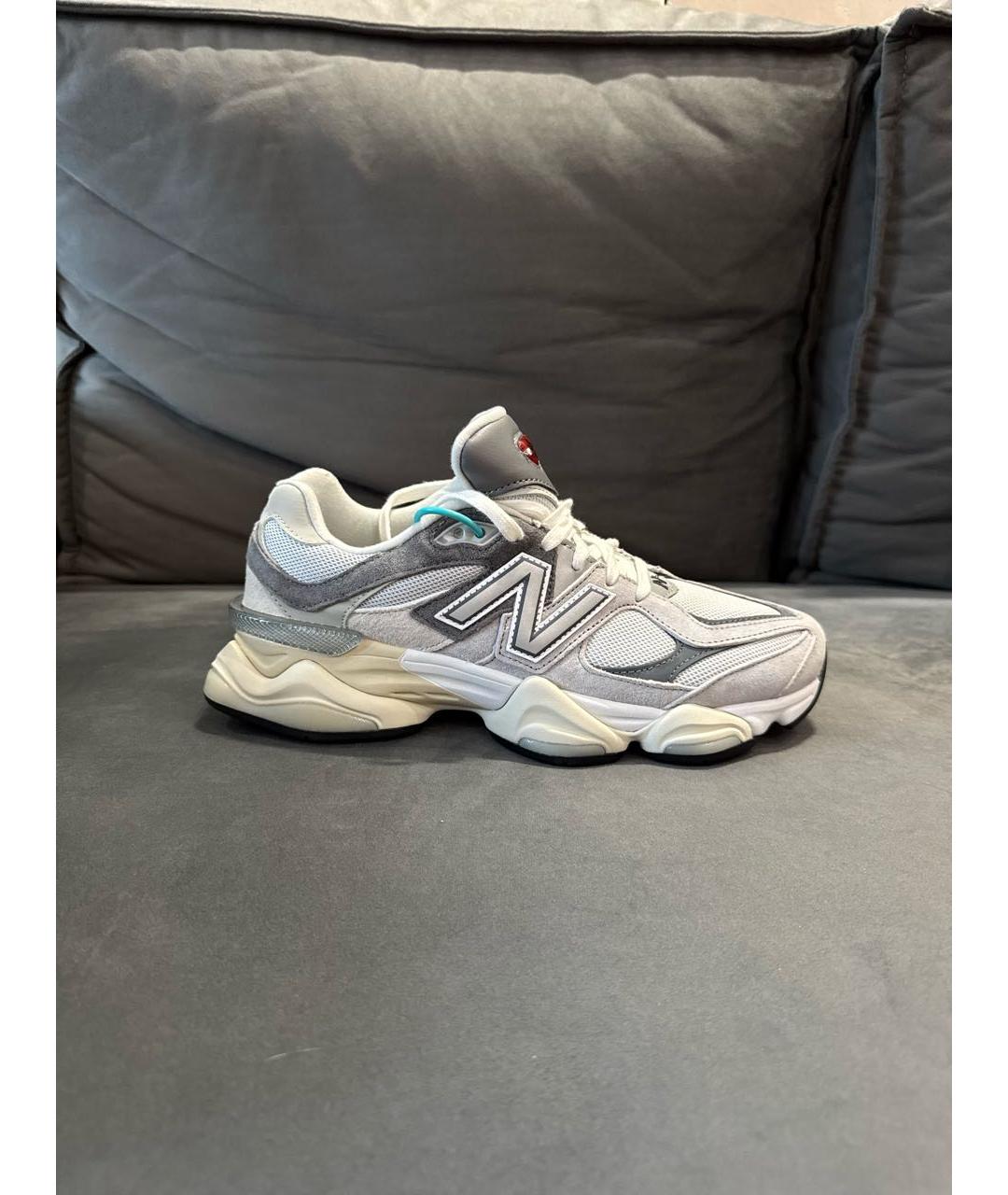 NEW BALANCE Серые замшевые высокие кроссовки / кеды, фото 8
