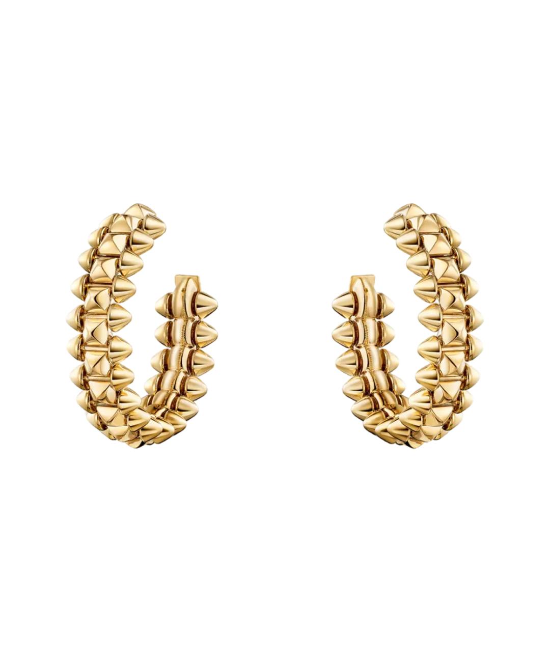 CARTIER Золотые серьги из желтого золота, фото 2