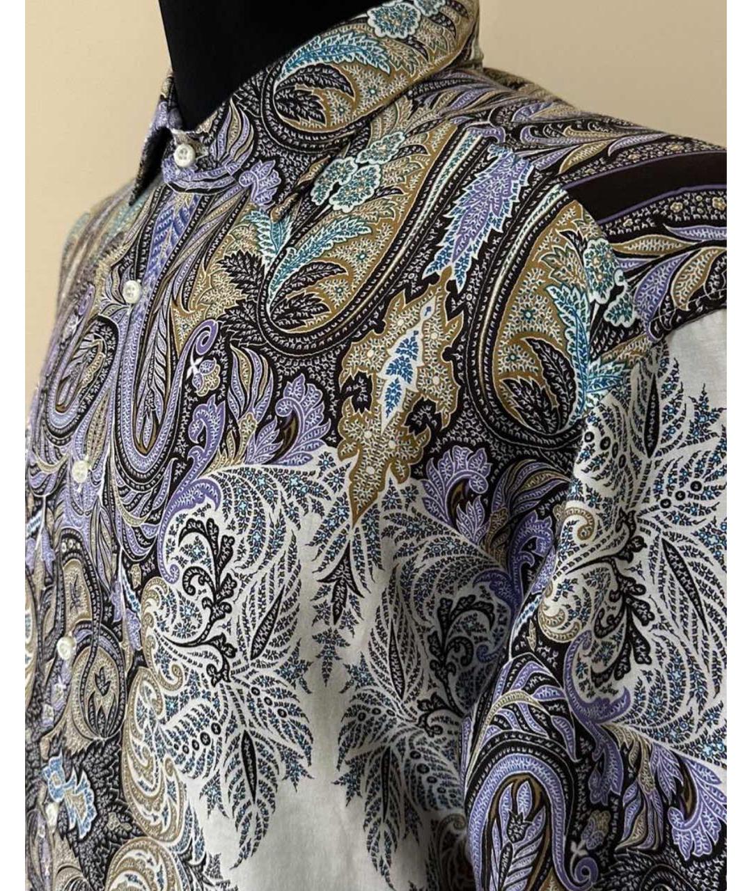 ETRO Мульти хлопковая кэжуал рубашка, фото 3