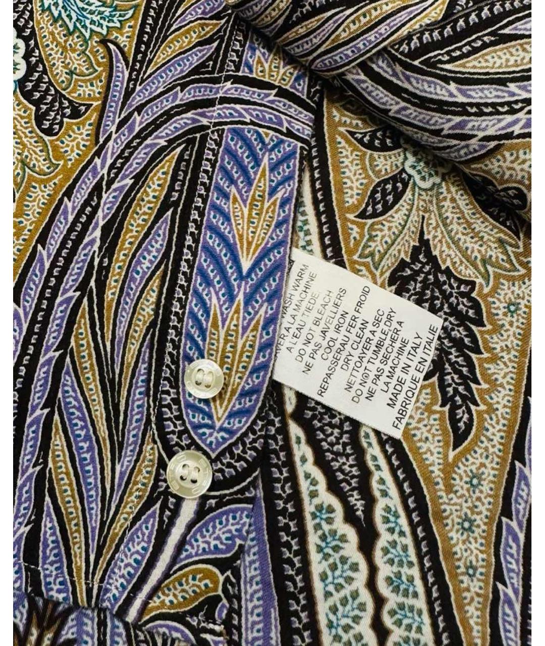 ETRO Мульти хлопковая кэжуал рубашка, фото 6