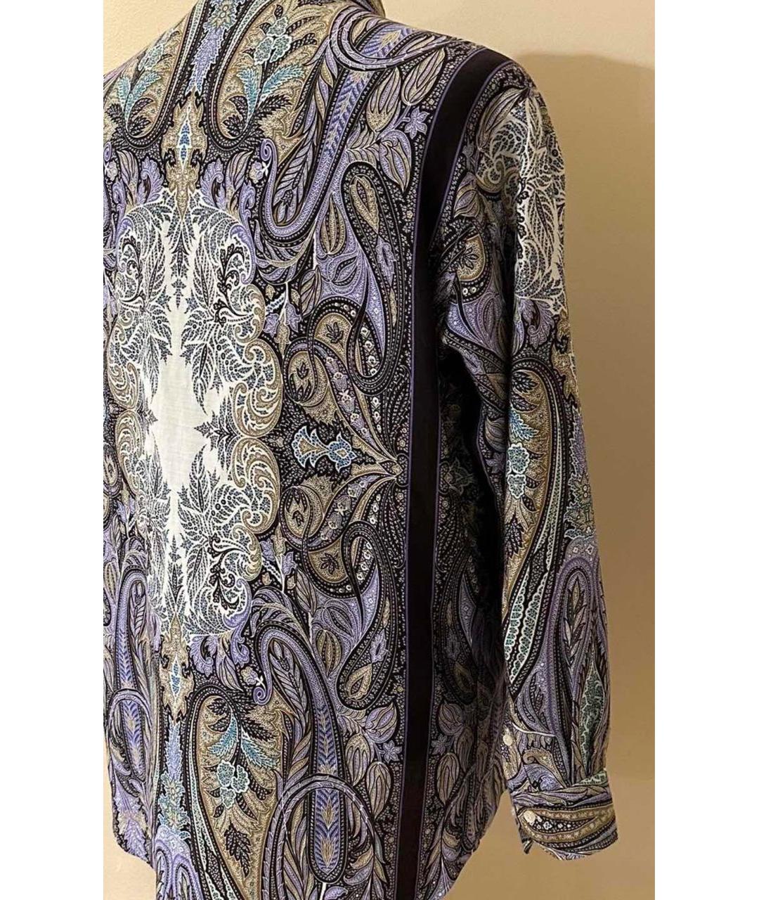 ETRO Мульти хлопковая кэжуал рубашка, фото 4
